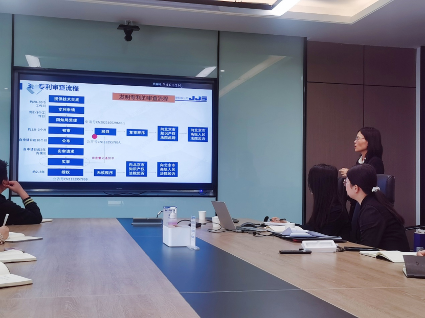 我公司開(kāi)展“高價(jià)值專(zhuān)利培訓與布局”培訓
